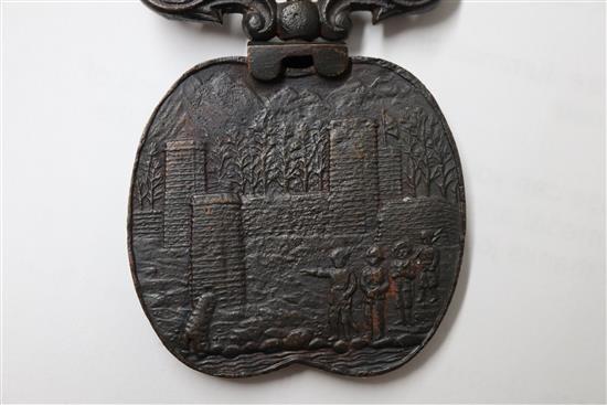 A bronze Jummoo and Kashmir medal 1895, unnamed.